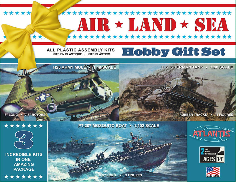 Atlantis Models 9001 US Navy Air Land&Sea Sherman HUP-2 PT