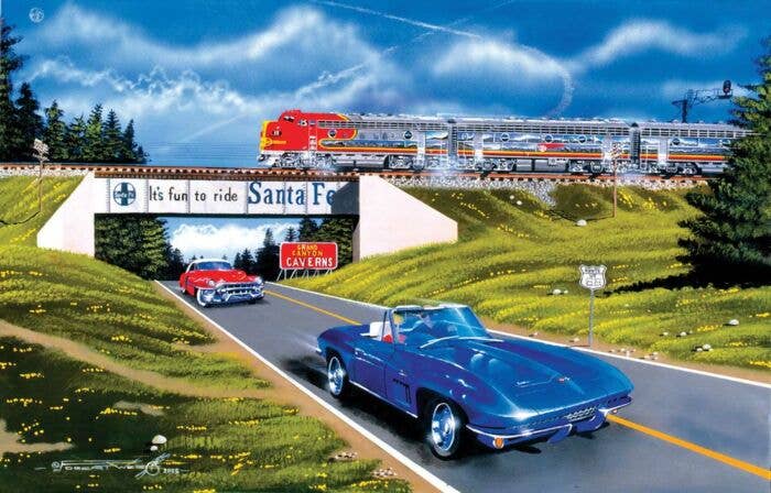 Train Enthusiast Vendors 21323 America's Best Jigsaw Puzzle, 1000 Pieces, 19 x 30" 48.3 x 76.2cm