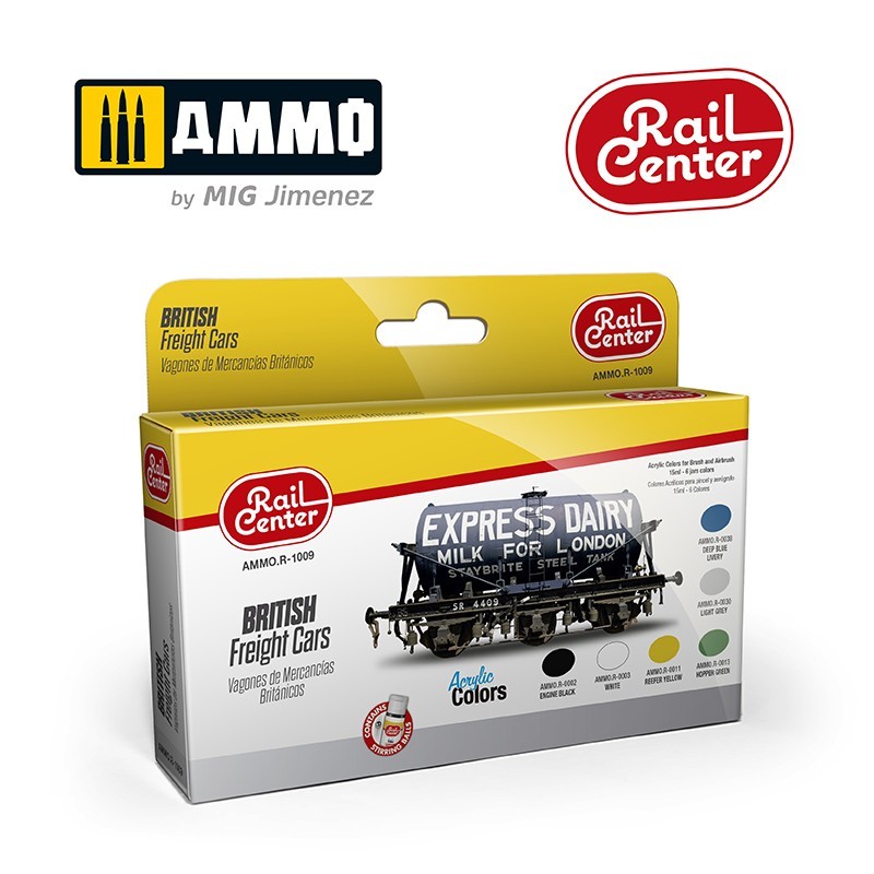 Ammo Mig R1009 BRITISH FREIGHT CARS SET