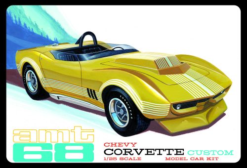 AMT Model 1236 '68 Chevy Corvette Custom 1:25