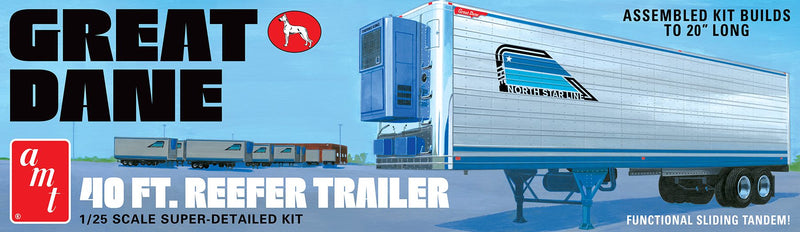 AMT Model Kits 1249 Great Dane 40' Reefer Trailer