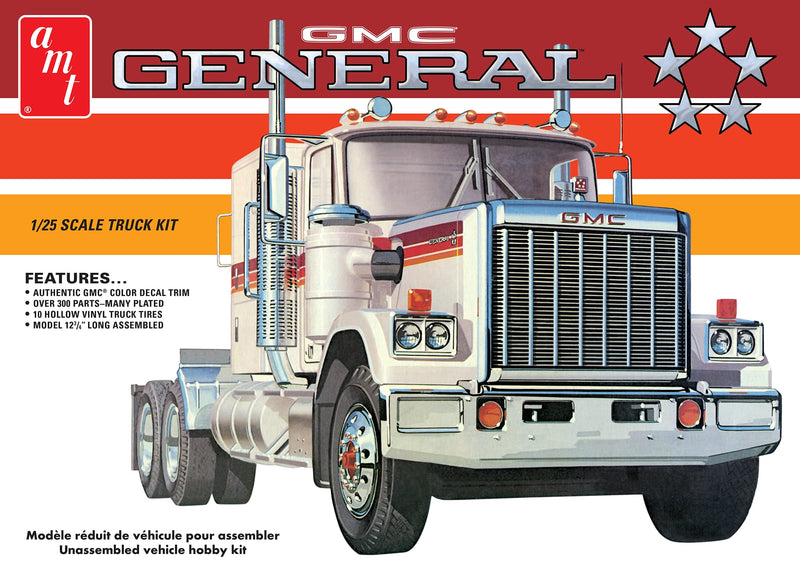 AMT Model 1272 '76 GMC General Semi Tractor 1:25