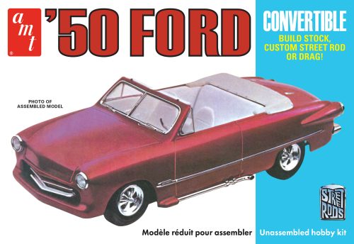 AMT Model Kits 1413 '50 Ford Convertible Street Rod 1:25