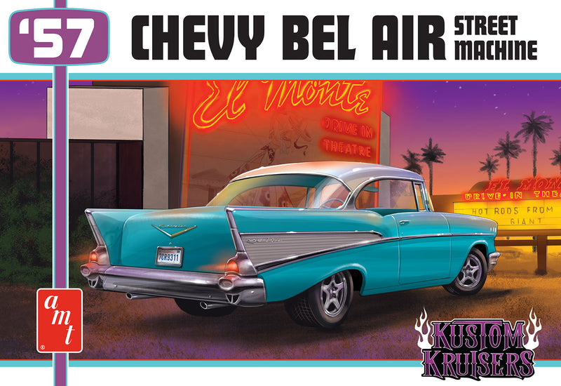 AMT Model Kits 1957 Chevy Bel Air Street Machine 1:25