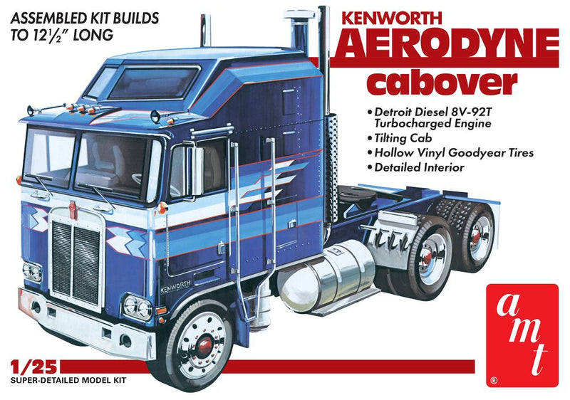 AMT Model Kits Kenworth Aerodyne Cabover 1:25