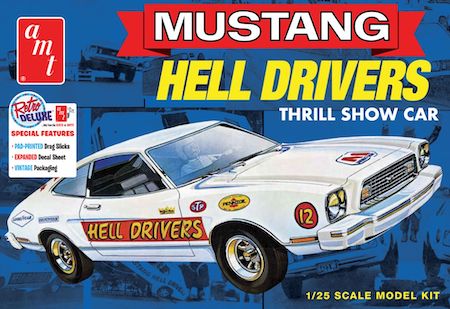 AMT Model Kits 1475 77' Ford Mustang 'Hells Drivers' 1:25