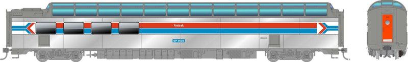 PREORDER Rapido HO 175019 SP Dome-Lounge Car, Amtrak Phase 1 Leased