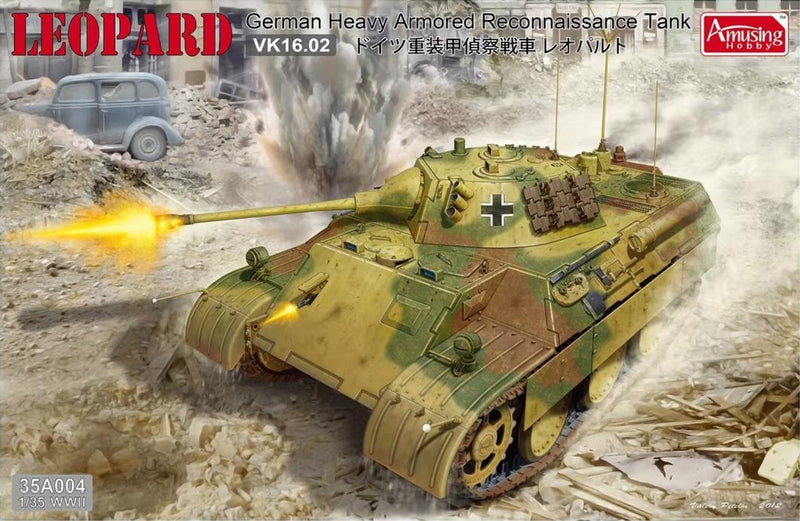 Amusing Hobby 35A004 Leopard Heavy Armored Recon VK16.02 1:35