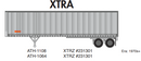 PREORDER Athearn ATH-1108 N 40ft Fruehauf Z-Van Trailer, XTRZ