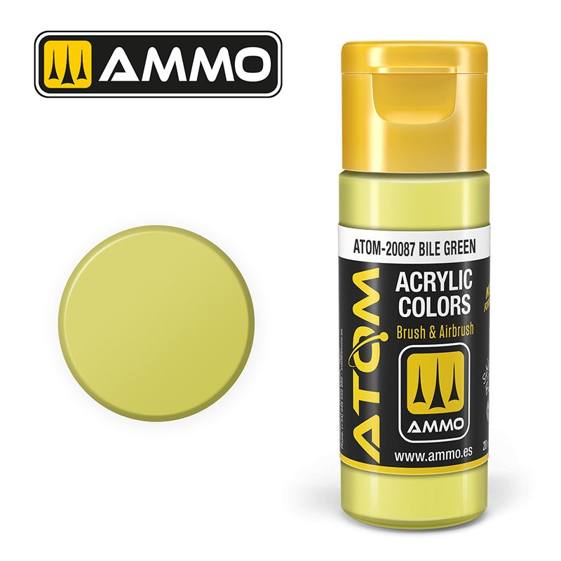 Ammo Mig 20087 ATOM COLOR BILE GREEN