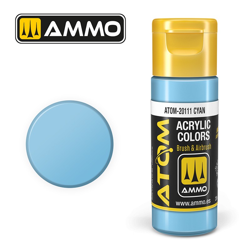 Ammo Mig 20111 ATOM COLOR CYAN