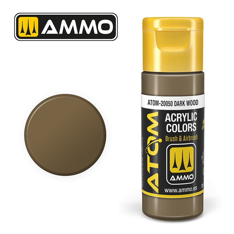 Ammo Mig 20050 ATOM COLOR DARK WOOD