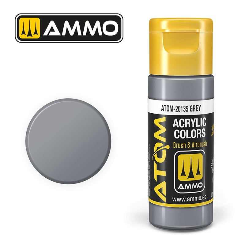 Ammo Mig 20135 ATOM COLOR GREY FS36251