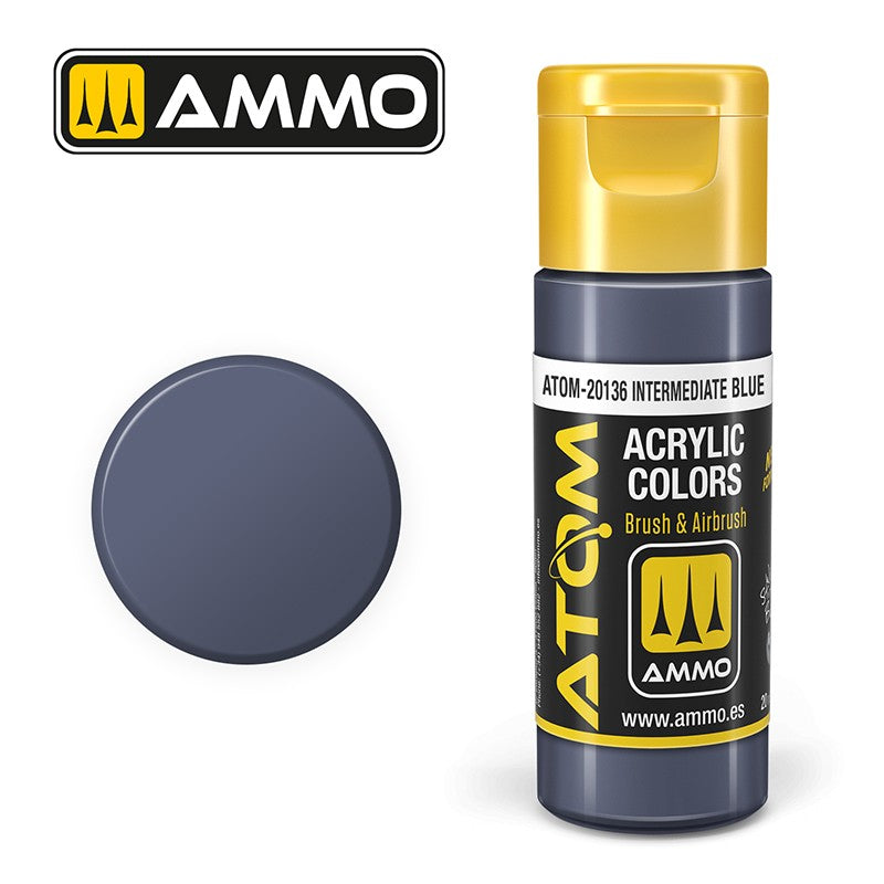 Ammo Mig 20136 ATOM INTERMEDIATE BLUE