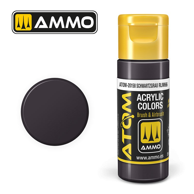 Ammo Mig 20158 ATOM COLOR SCHWARTZGRAU