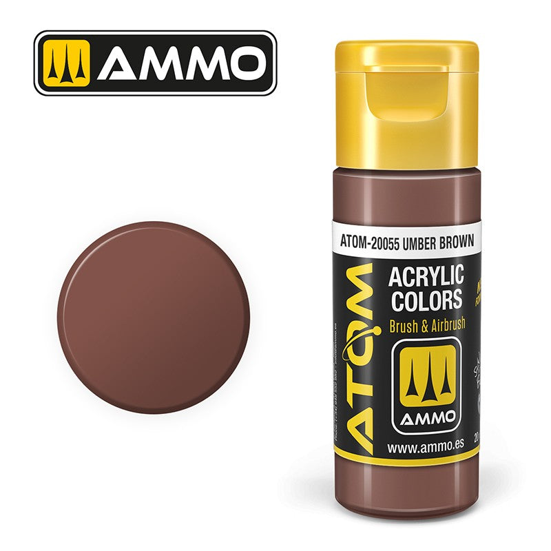 Ammo Mig 20055 ATOM COLOR UMBER BROWN