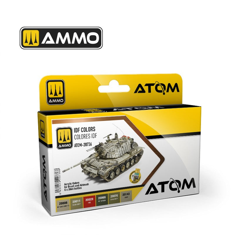 Ammo Mig 20736 ATOM IDF COLORS