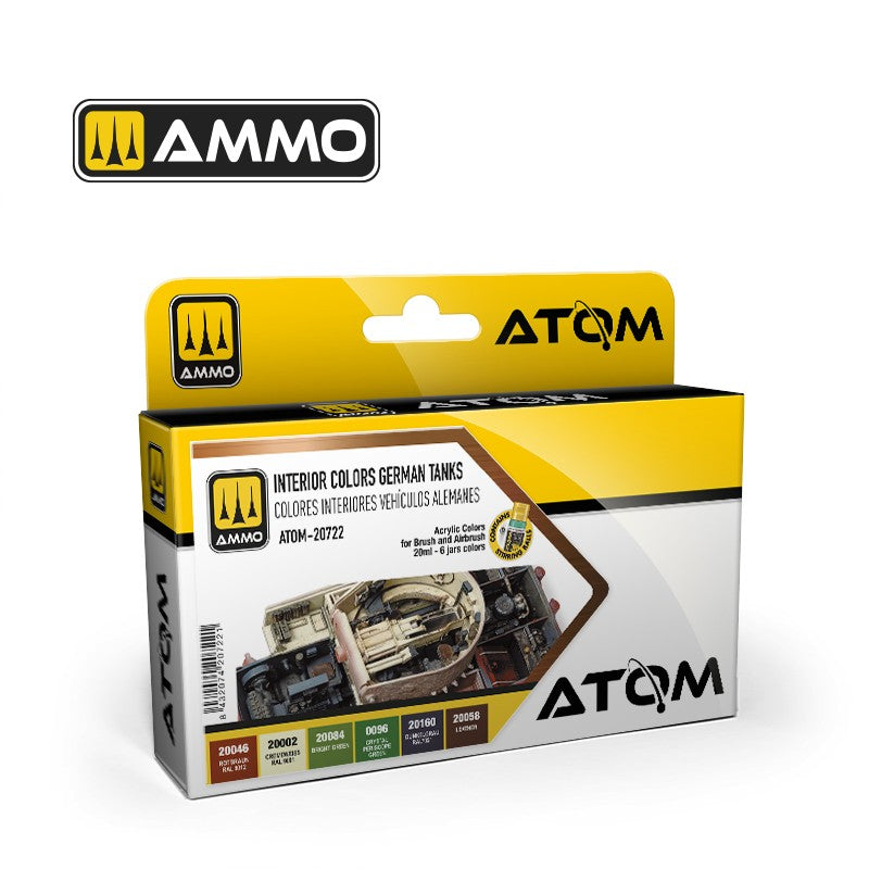 Ammo Mig 20722 INTERIOR CLR GERMAN TANKS