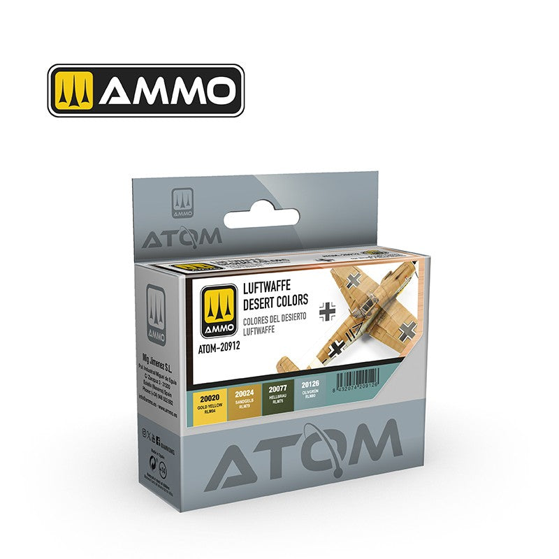 Ammo Mig 20912 LUFTWAFFE DESERT CLRS SET
