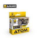 Ammo Mig 20725 RUBBER & TIRES COLORS SET