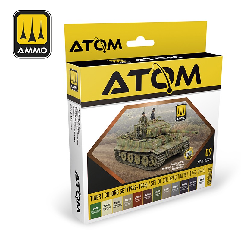 Ammo Mig 20729 TIGER I CLRS SET(1942-45)