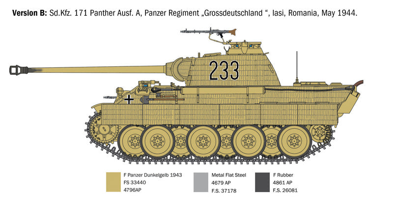 Italeri 0270 SD.KFZ. 171 PANTHER AUSF. A 1:35