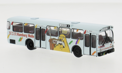 PREORDER Brekina HO 50810 1969-1970s Mercedes-Benz O 305 City Bus, Hamburg Germany