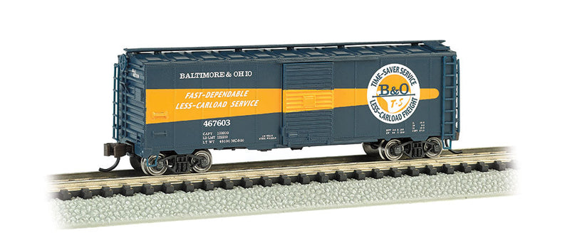 Bachmann N 17064 AAR 40' Steel Box Car, Baltimore and Ohio