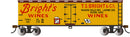 Bachmann HO 19809 40' Wood Side Refrigerator Box Car, Brights Wines