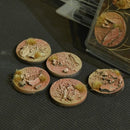 Gamers Grass Battle Ready Bases - Badlands - Round 40mm (x5)