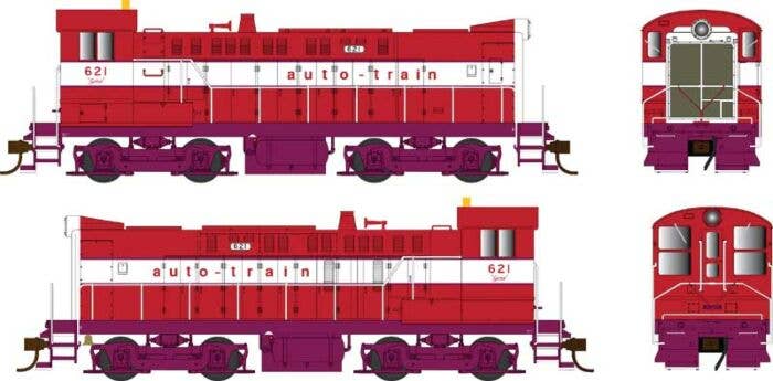 Bowser HO 25474 Baldwin S12 Locomotive, Auto Train
