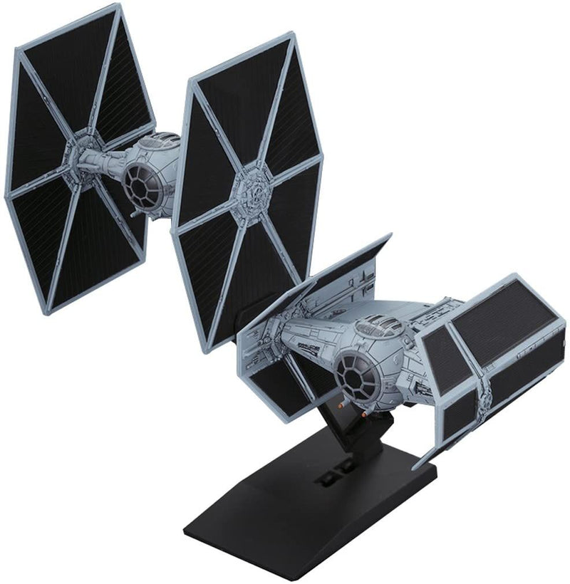 Bandai 2322883 Star Wars TIE Advanced and TIE Fighter 1:144 Scale Model Kit