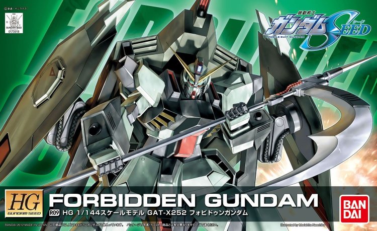 Bandai 2156407 HG R09 Forbidden Gundam Seed