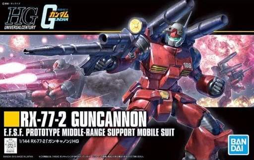 Bandai 2301233 HG Rx-77-2 Guncannon Mobile Suit HGUC