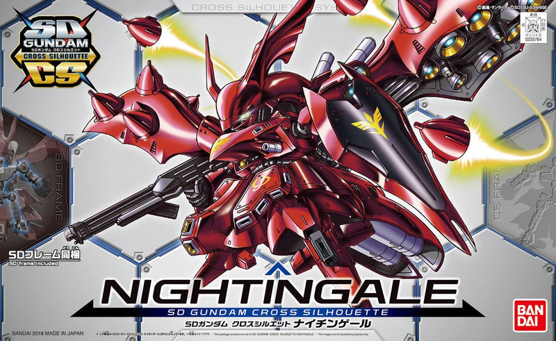 Bandai 2424161 3 Nightingale Char's CounterattackSDGCS