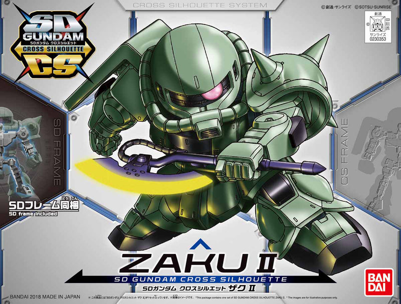 Bandai 2424162 SD 04 Zaku II Mobile Suit Gundam SDGCS