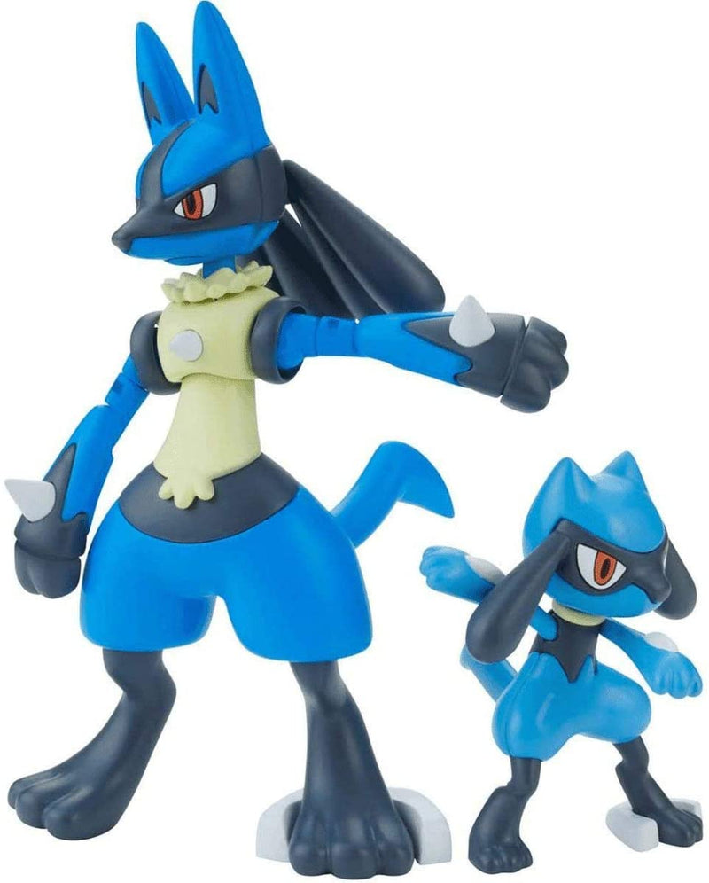 Bandai 2528754 Riolu & Lucario Pokémon Kit