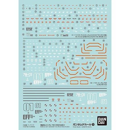 Bandai 2578992 Mobile Suit Gundam Age Multiuse Decal123