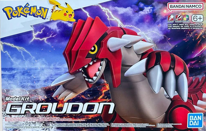 Bandai 2704423 Groudon Pokemon Model Kit