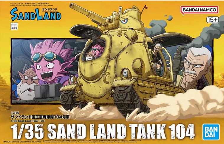 Bandai 2704770 Sand Land Tank 104 1:35