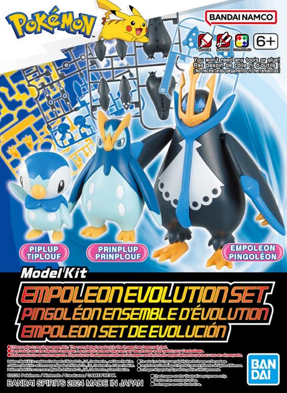 Bandai 2730253 Empoleon Evolution Set Pokemon