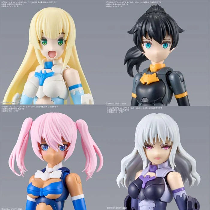 Bandai 9053444 30MS Hair Style Vol-12 4-Types