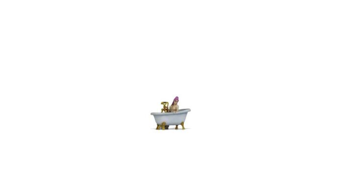 Noch HO 10420 Bathing Woman in Tub, Color 3D Print