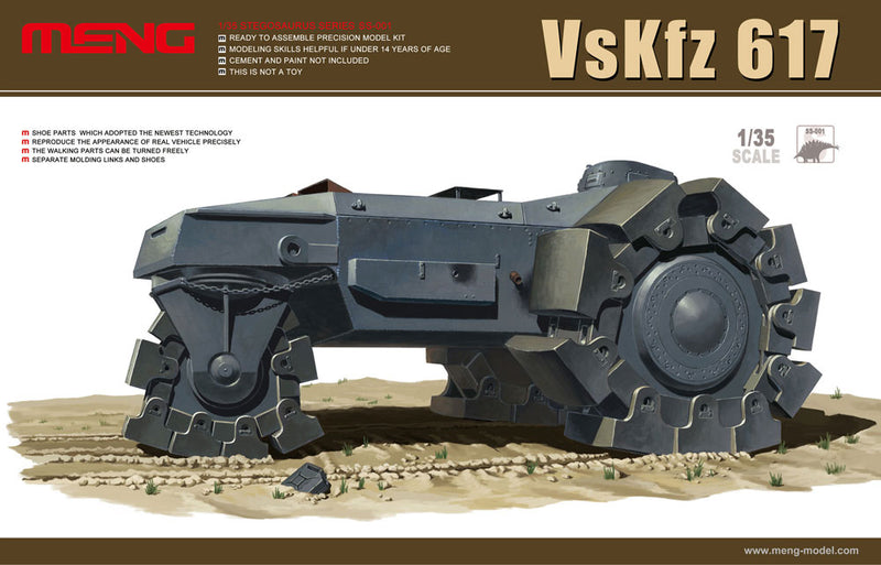 Meng-Model SS-001 GERMAN VsKfz 617 MINENRAUMER 1:35