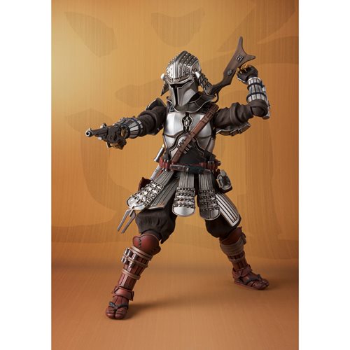 Bandai 62093 Star Wars The Mandalorian Ronin Mandalorian and Grogu Beskar Armor Meisho Movie Realization Action Figure