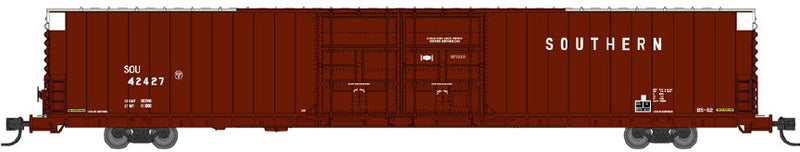 PREORDER Bluford Shops N 86831 86' Double Door Boxcar, Southern