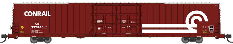 PREORDER Bluford Shops N 86735 86' Double Door Boxcar, Conrail