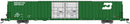 Bluford Shops N 86725 86' Double Door Boxcar, Burlington Northern