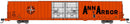 Bluford Shops N 86711 86' Double Door Boxcar, Ann Arbor