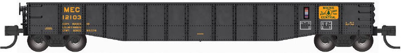 PREORDER Bluford Shops N 52280 52'6" 15-Panel Lightly Dented Mill Gondola, Maine Central